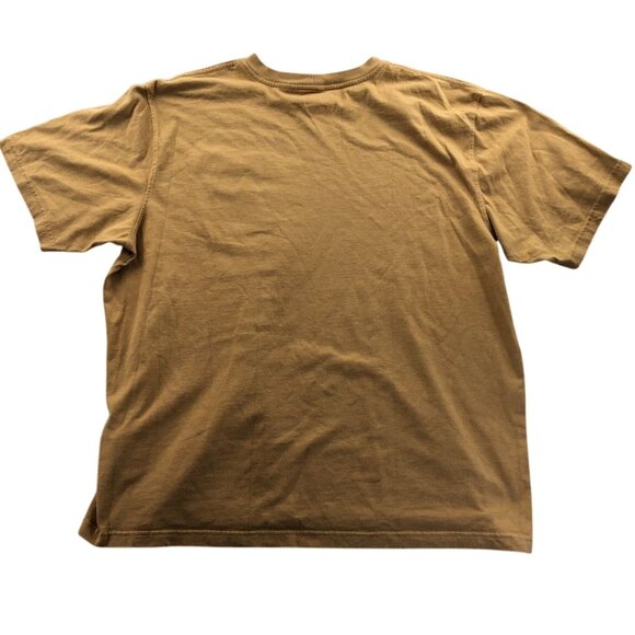 Carhartt Men Work T-Shirt XL Original Fit Tan K87 Pocket Tee Casual Short Sleeve - Picture 2 of 10